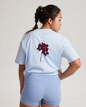 Graphic Oversized Tee in Clean Breeze (Stronger)