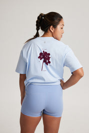 Graphic Oversized Tee in Clean Breeze (Stronger)