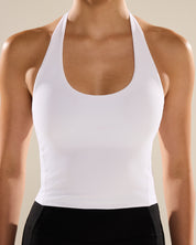 Halter Longline Bra in Yoghurt