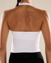 Halter Longline Bra in Yoghurt