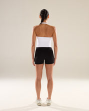 Halter Longline Bra in Yoghurt