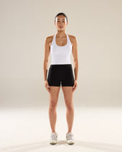 Halter Longline Bra in Yoghurt