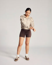 Effortless Half Zip (Regular) in Oat