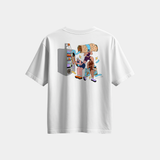 Graphic Oversized Tee in Interval Snacking