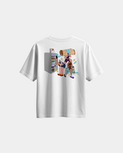 Graphic Oversized Tee in Interval Snacking