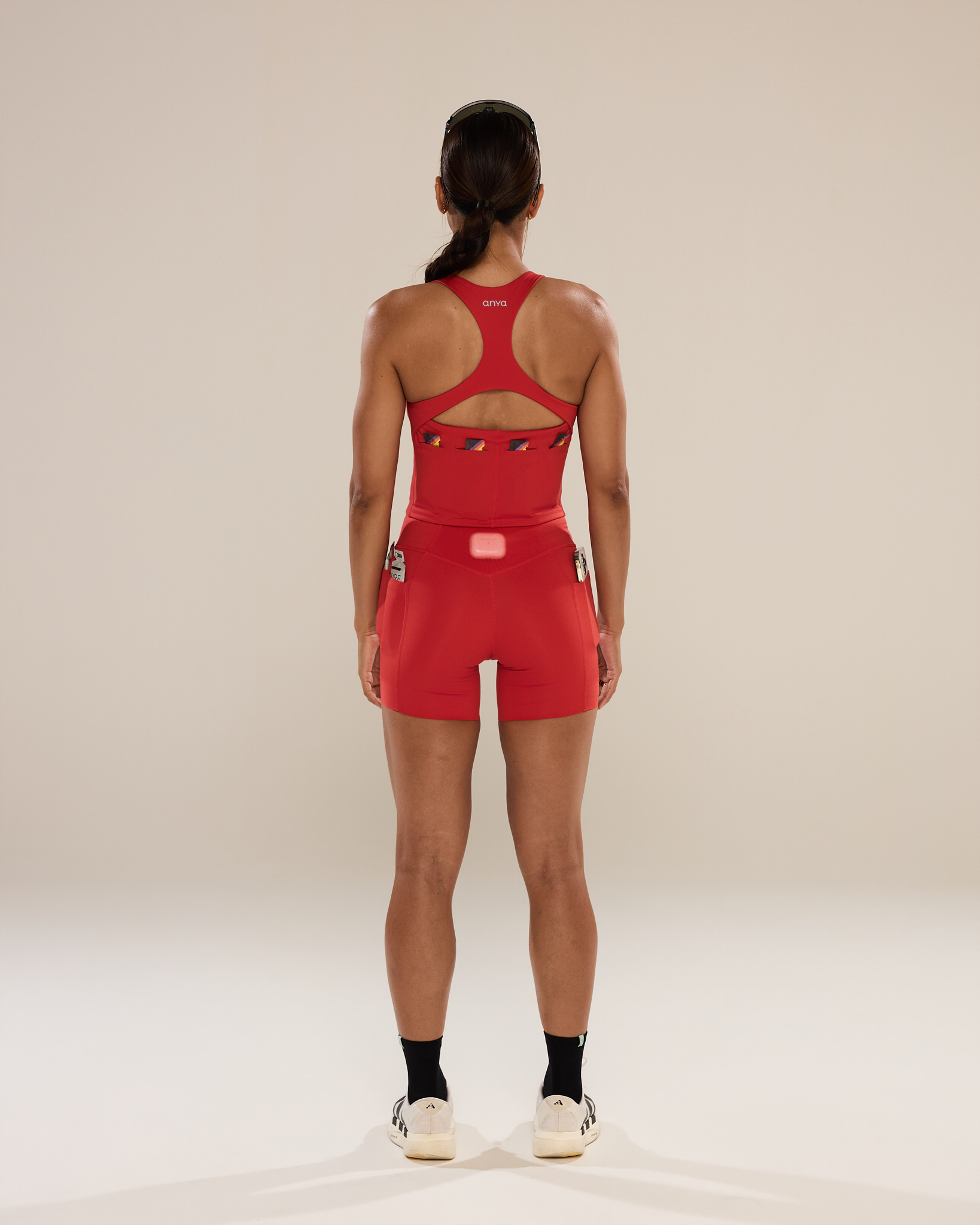 Unlock 3-in-1 Run Bra in Great Red