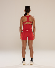 Unlock 3-in-1 Run Bra in Great Red