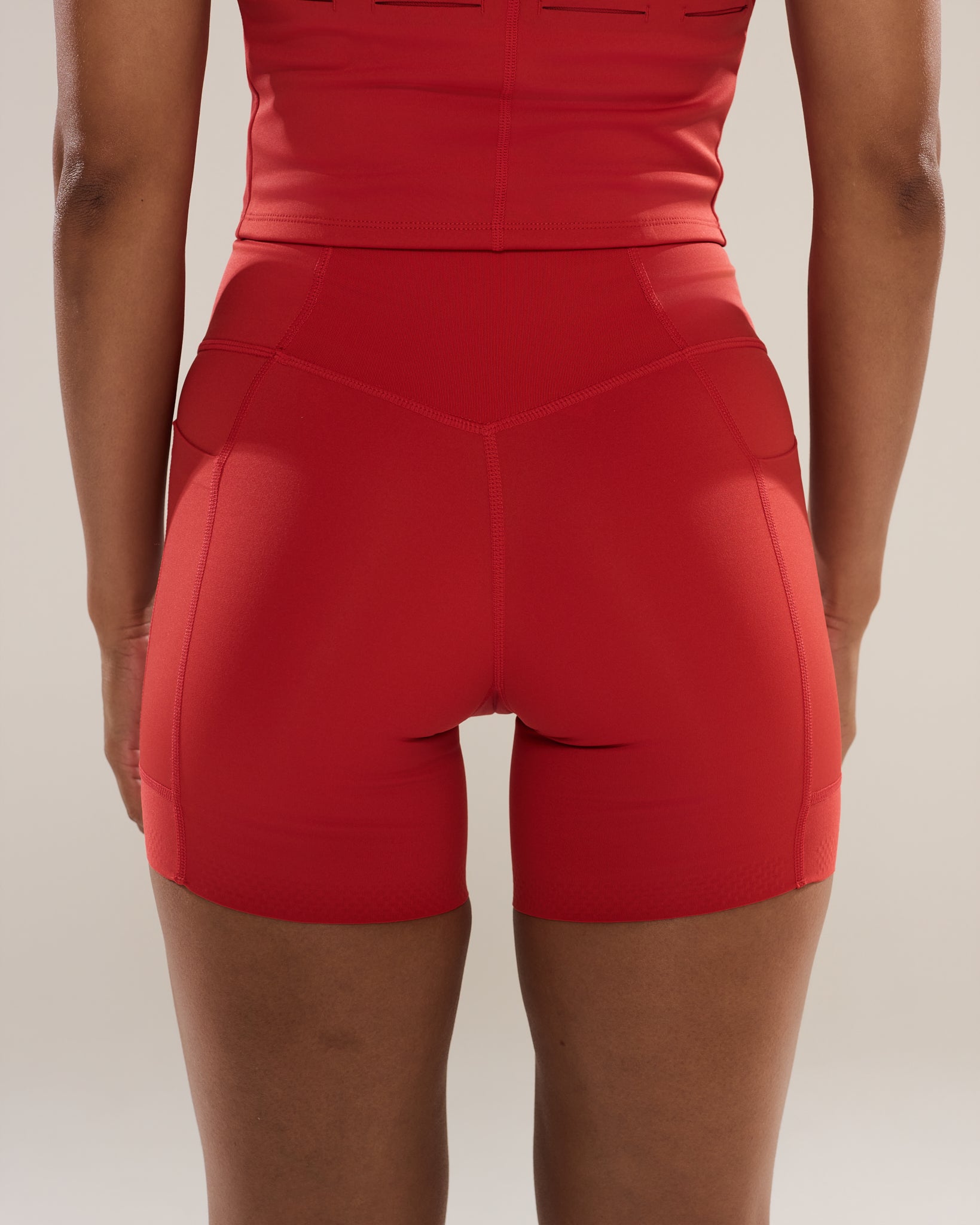 42 Compression Shorts in Great Red