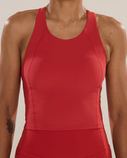 Unlock 3-in-1 Run Bra in Great Red