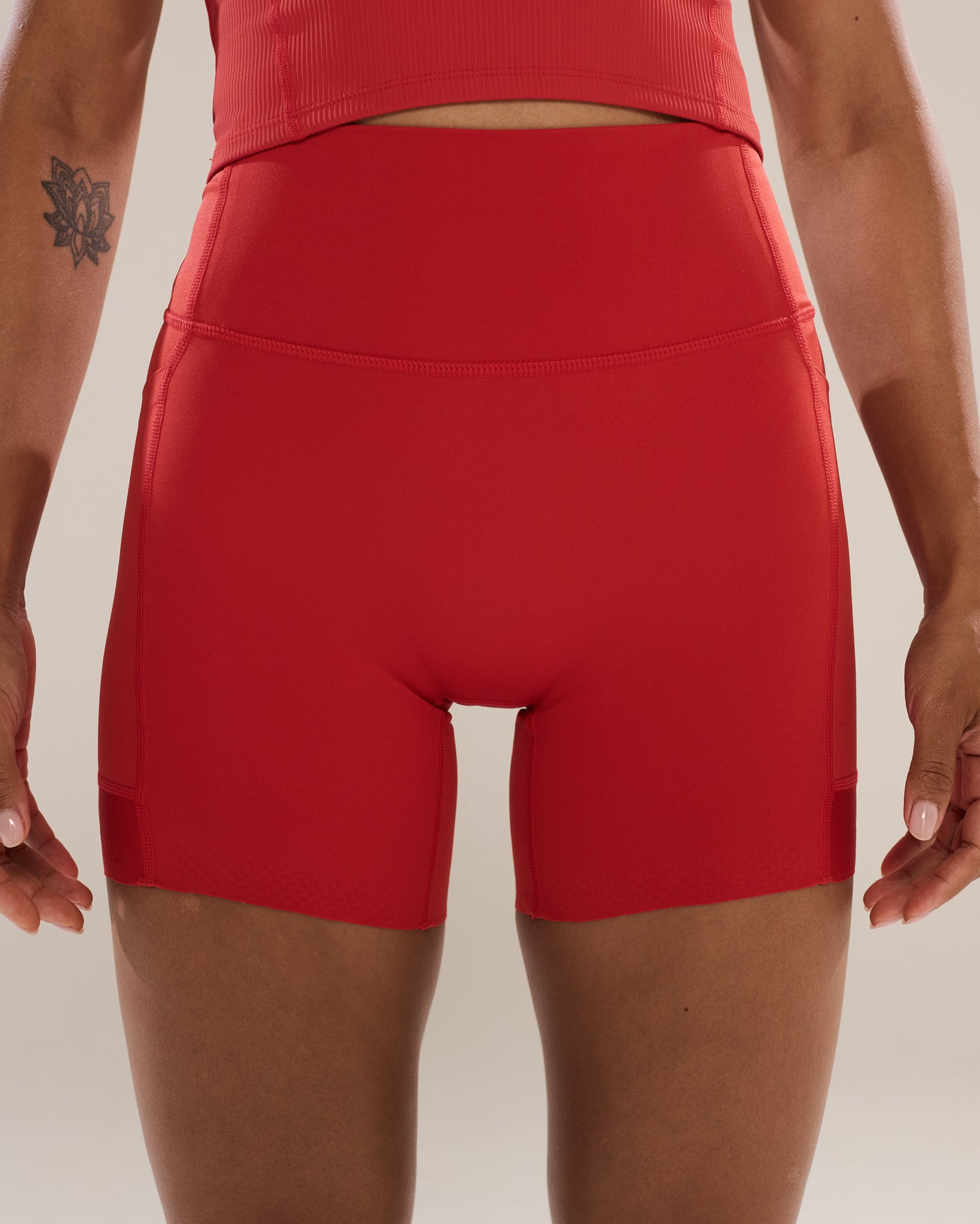 42 Compression Shorts in Great Red