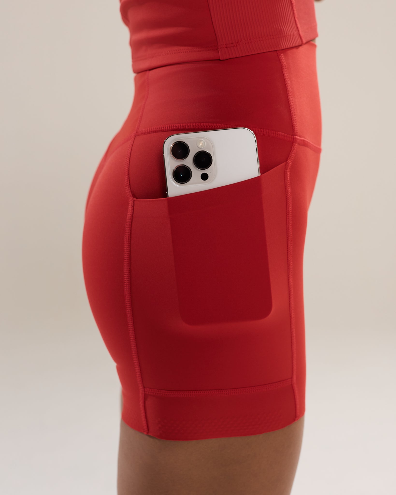 42 Compression Shorts in Great Red