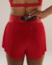 Split Shorts 2.0 (Inner Shorts) in Great Red