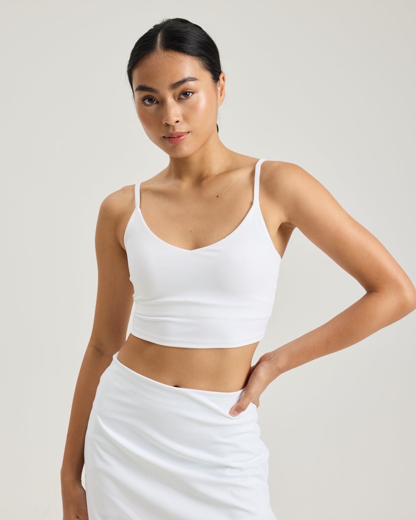 V Cami Bra in Yoghurt