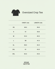 Oversized Crop Tee in Adrenaline