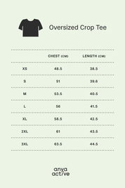 Oversized Crop Tee in Adrenaline