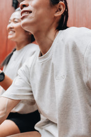 Oversized Tee in Marl (JRF26)