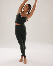 [AA x Flow] V Cami Bra (Contrast) in Flow Matcha