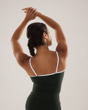 [AA x Flow] V Cami Bra (Contrast) in Flow Matcha