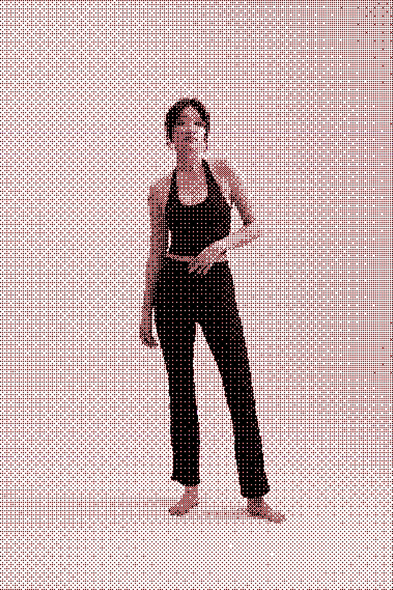 Flare Pants in Black Sesame