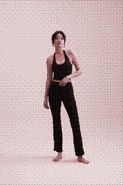 Flare Pants in Black Sesame