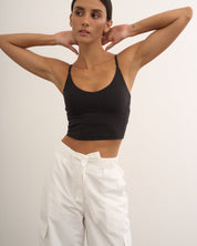 V Cami Bra in Moon