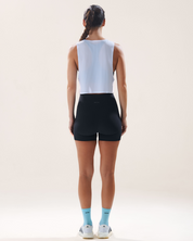 Easy Run Crop Tank in Yoghurt