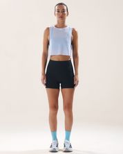 Easy Run Crop Tank in Yoghurt