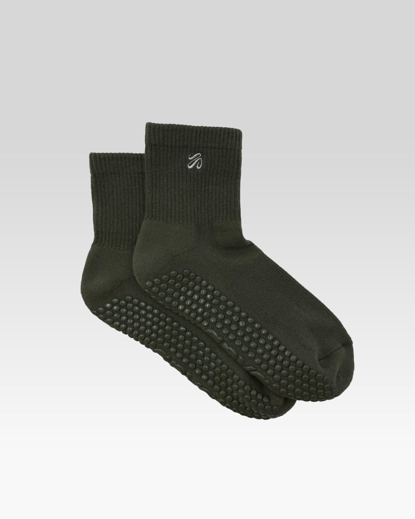 The Pilates Grip Socks in Avocado