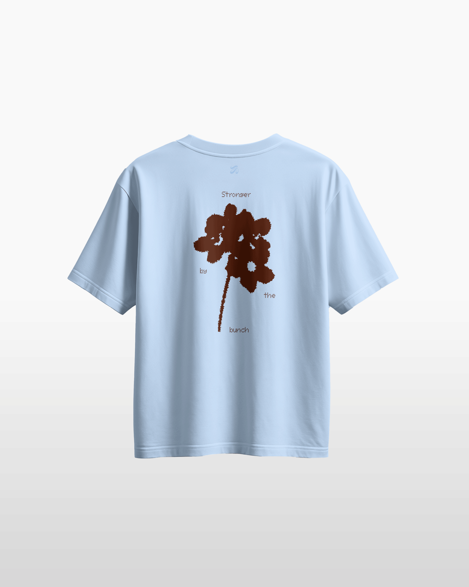 Graphic Oversized Tee in Clean Breeze (Stronger)