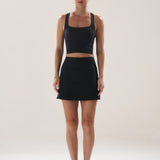 A-Line Skort 2.0 in Black Sesame