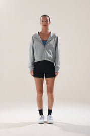 Full Zip in Marl (with Hoodie)