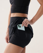 A-Line Skort 2.0 in Black Sesame