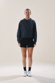 Full Zip in Dive (with Hoodie)