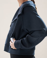 Full Zip in Dive (with Hoodie)