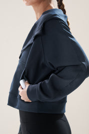 Full Zip in Dive (with Hoodie)