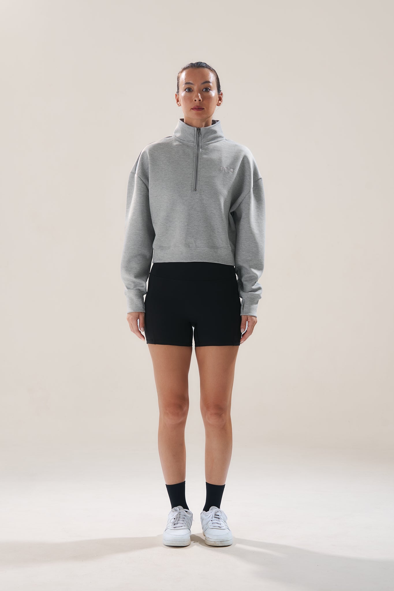 Half Zip in Marl