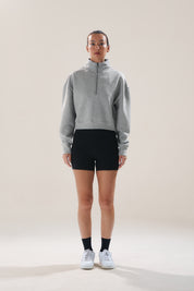 Half Zip in Marl