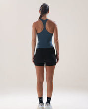 Scoop Longline Bra in Slate