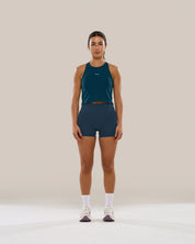 Bib Crop Tank in Reflecting Pond