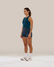 Bib Crop Tank in Reflecting Pond
