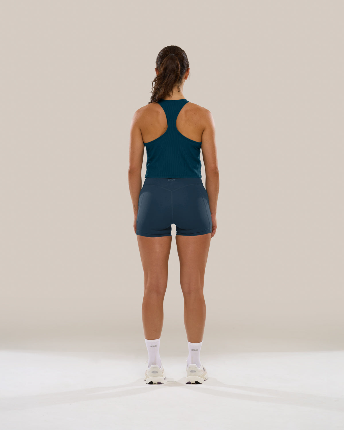 Bib Crop Tank in Reflecting Pond