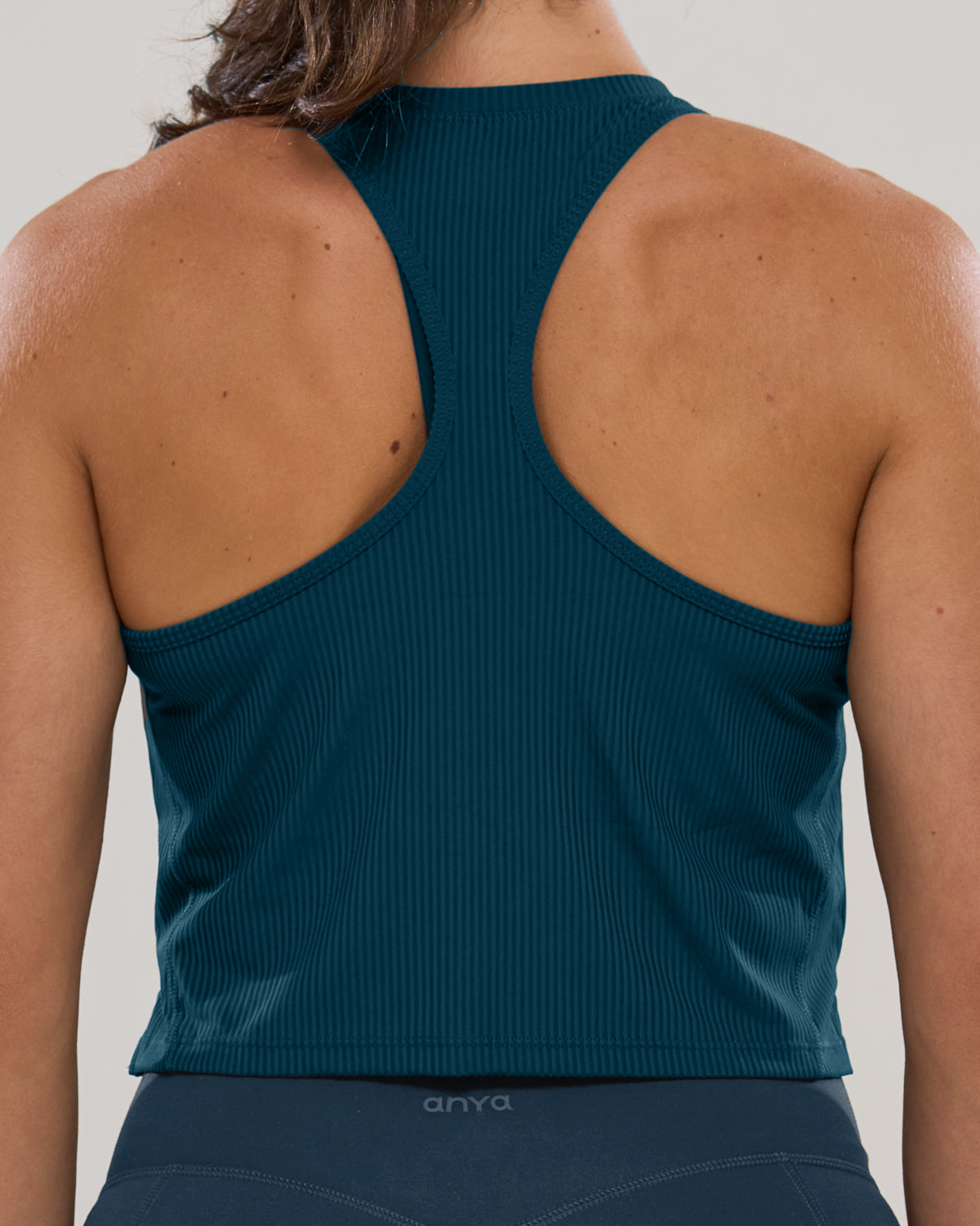 Bib Crop Tank in Reflecting Pond