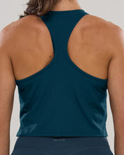 Bib Crop Tank in Reflecting Pond