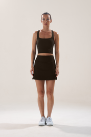 A-Line Skort 2.0 in Walnut