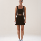 A-Line Skort 2.0 in Walnut