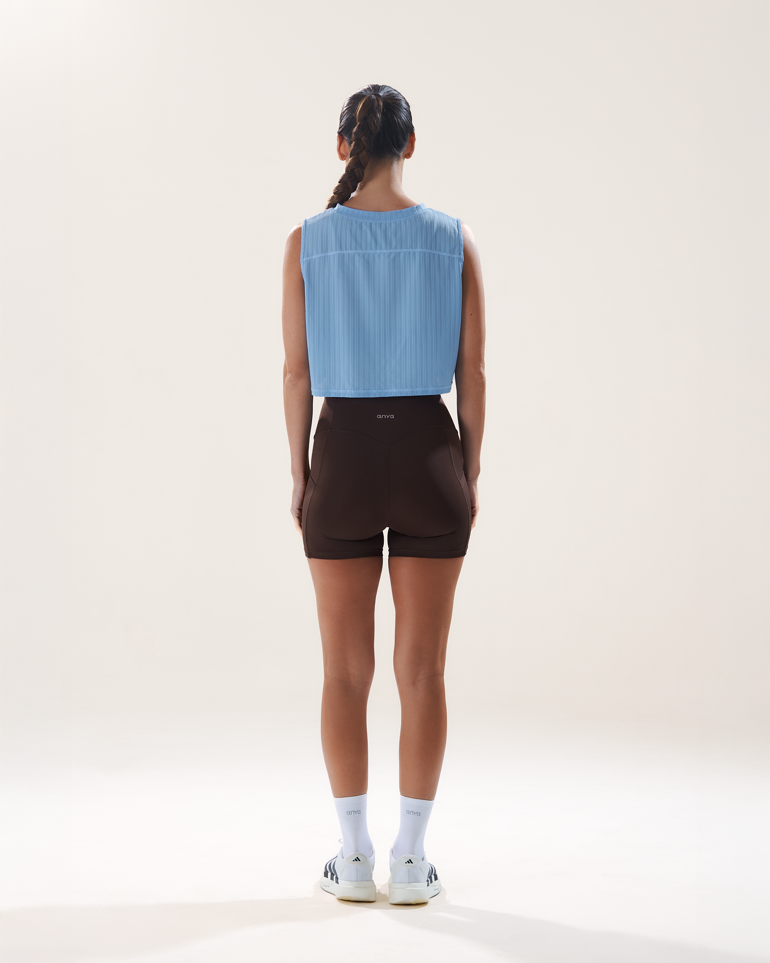 Boxy Muscle Tank in Arctic