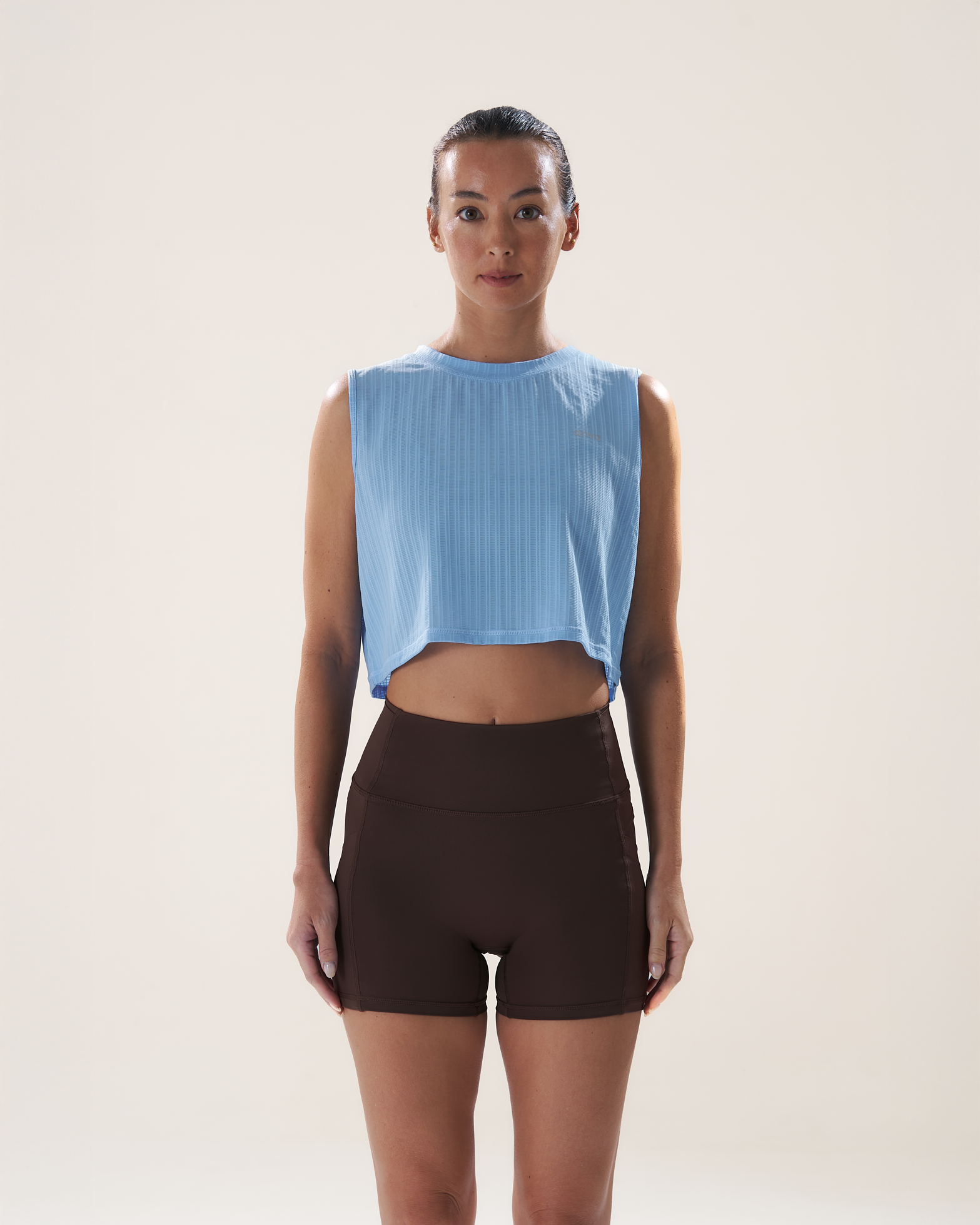 Boxy Muscle Tank in Arctic
