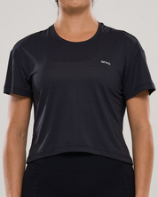 Boxy Tee in Black Sesame