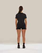 Boxy Tee in Black Sesame