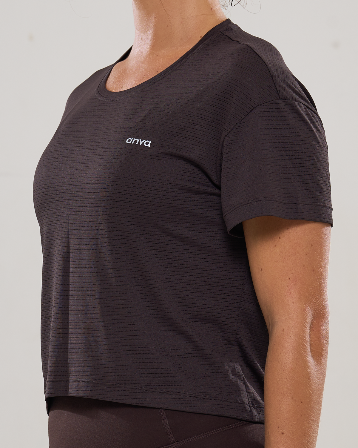 Boxy Tee in Ganache
